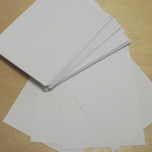 Pieces of paper